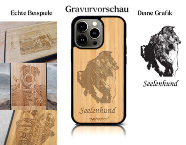 INDIVIDUELL iPhone 13 Pro Bambus-Kunststoff